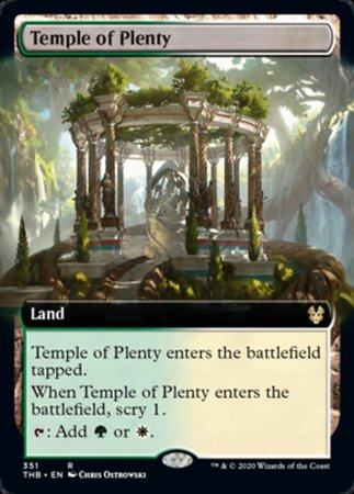 Temple of Plenty (Extended Art) [Theros Beyond Death] | GnG Games