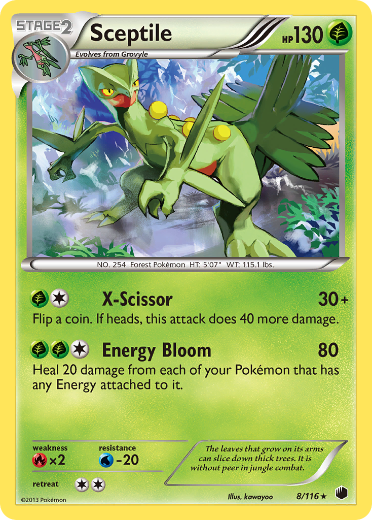 Sceptile (8/116) [Black & White: Plasma Freeze] | GnG Games