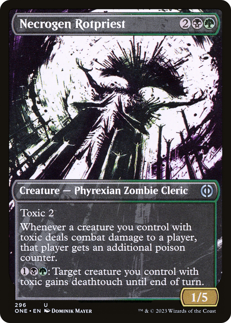 Necrogen Rotpriest (Borderless Ichor) [Phyrexia: All Will Be One] | GnG Games