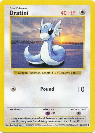 Dratini (26/102) [Base Set Shadowless Unlimited] | GnG Games