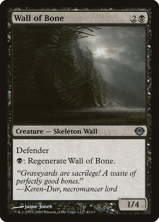 Wall of Bone [Duel Decks: Garruk vs. Liliana] | GnG Games