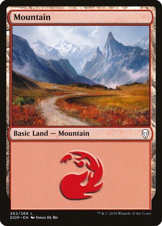 Mountain (262) [Dominaria] | GnG Games