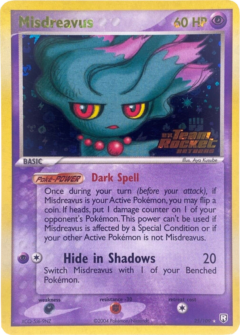 Misdreavus (25/109) (Stamped) [EX: Team Rocket Returns] | GnG Games