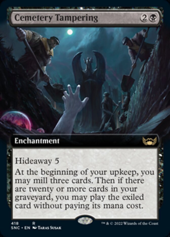 Cemetery Tampering (Extended Art) [Streets of New Capenna] | GnG Games
