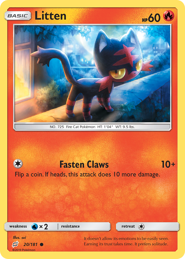 Litten (20/181) [Sun & Moon: Team Up] | GnG Games