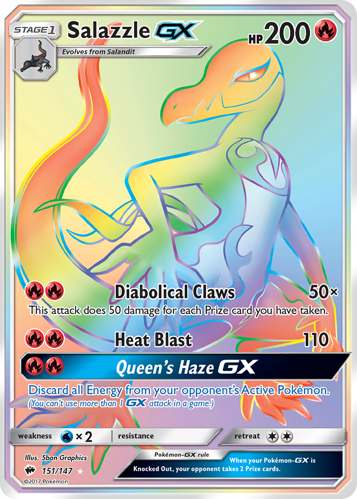 Salazzle GX (151/147) [Sun & Moon: Burning Shadows] | GnG Games