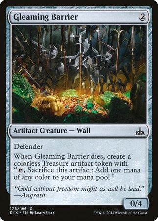 Gleaming Barrier [Rivals of Ixalan] | GnG Games