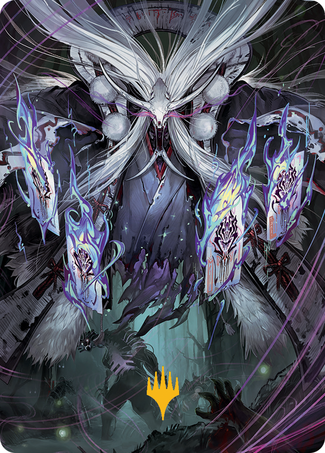 Horobi, Death's Wail Art Card (Gold-Stamped Signature) [March of the Machine Art Series] | GnG Games