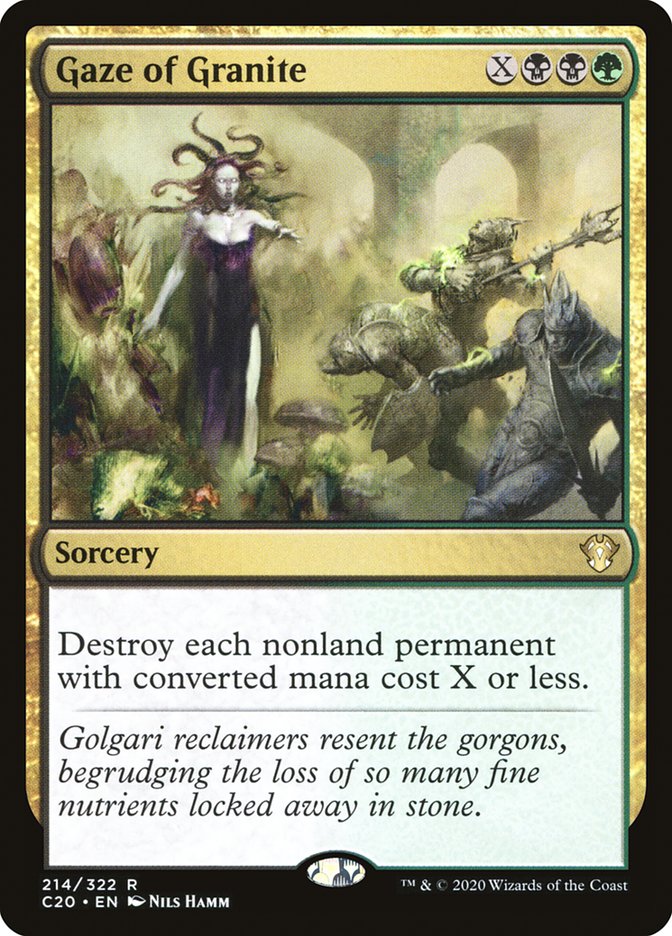 Gaze of Granite [Commander 2020] | GnG Games