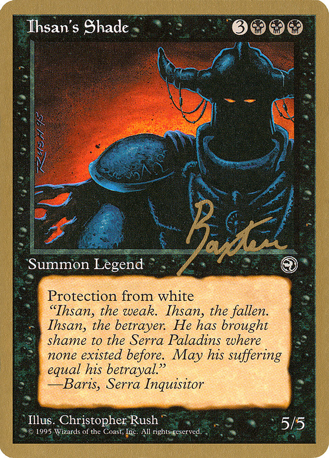 Ihsan's Shade (George Baxter) [Pro Tour Collector Set] | GnG Games