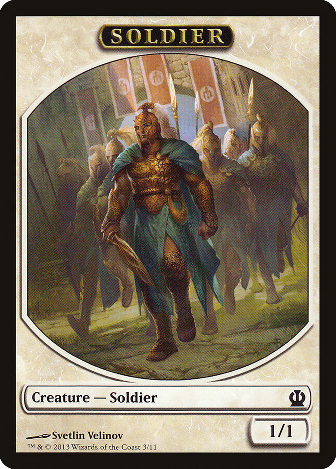 Soldier (3/11) [Theros Tokens] | GnG Games