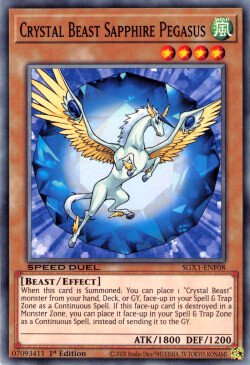 Crystal Beast Sapphire Pegasus [SGX1-ENF08] Common | GnG Games