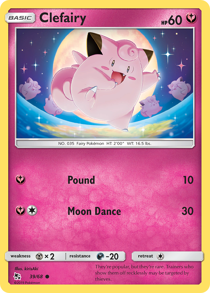 Clefairy (39/68) [Sun & Moon: Hidden Fates] | GnG Games