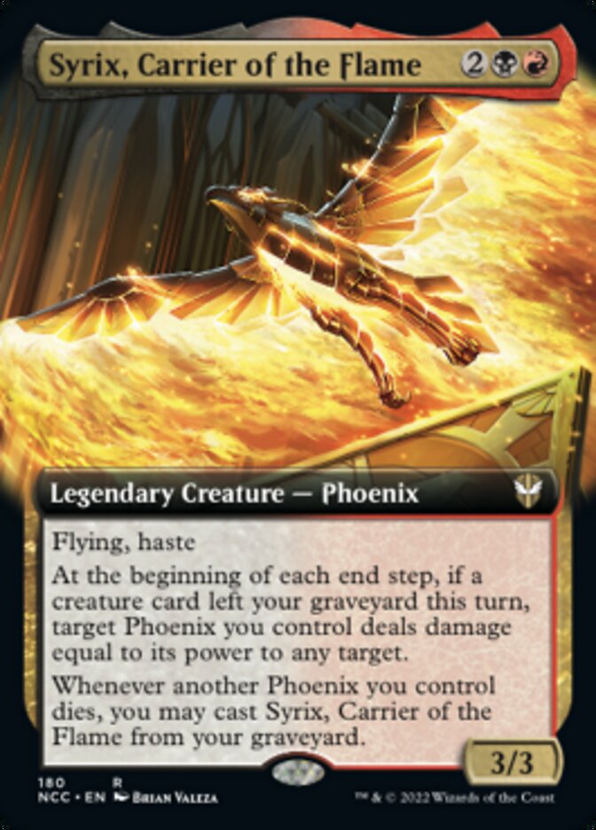 Syrix, Carrier of the Flame (Extended Art) [Streets of New Capenna Commander] | GnG Games