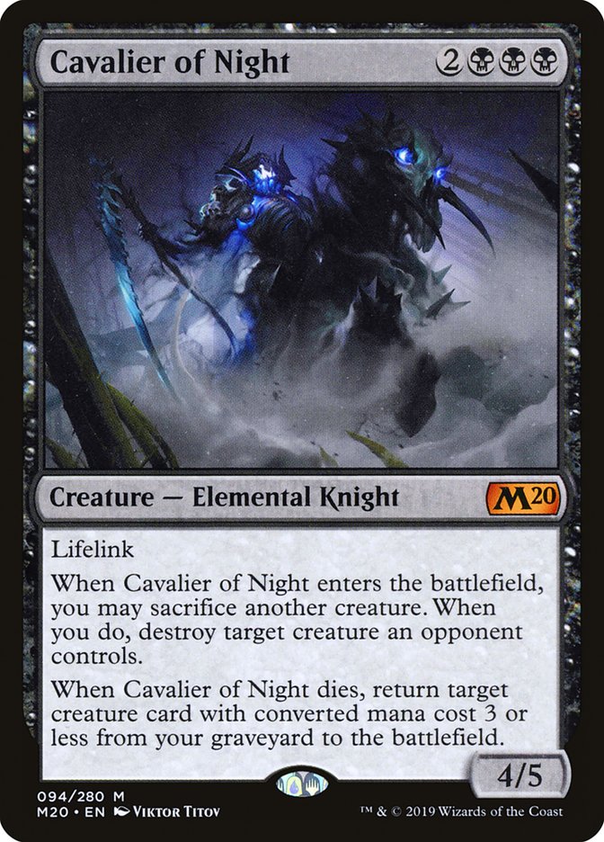 Cavalier of Night [Core Set 2020] | GnG Games