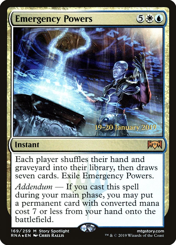 Emergency Powers [Ravnica Allegiance Prerelease Promos] | GnG Games