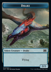 Drake // Aven Initiate Double-sided Token [Double Masters 2022 Tokens] | GnG Games