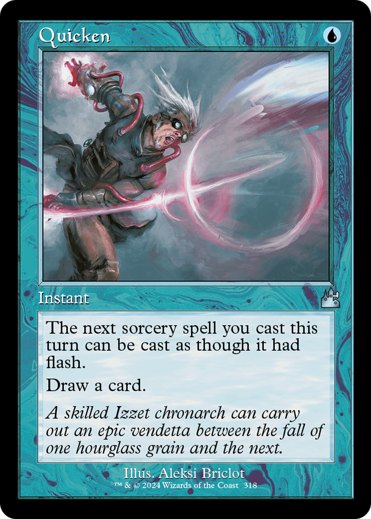 Quicken (Retro Frame) [Ravnica Remastered] | GnG Games