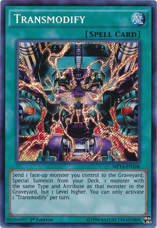Transmodify [MP14-EN106] Secret Rare | GnG Games