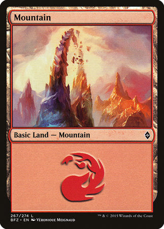 Mountain (267) [Battle for Zendikar] | GnG Games