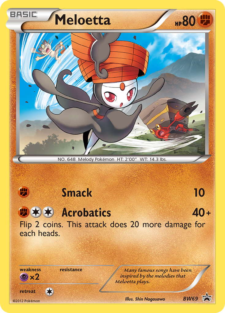 Meloetta (BW69) [Black & White: Black Star Promos] | GnG Games