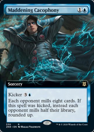 Maddening Cacophony (Extended Art) [Zendikar Rising] | GnG Games