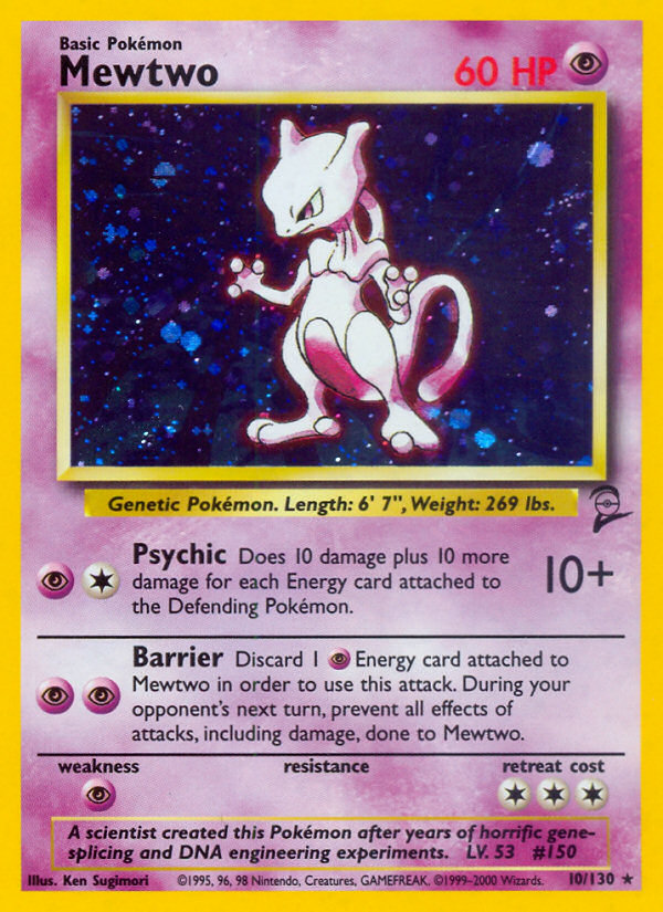 Mewtwo (10/130) [Base Set 2] | GnG Games