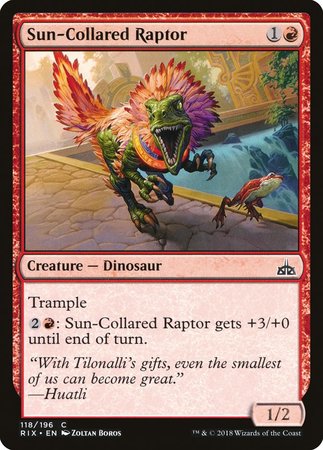 Sun-Collared Raptor [Rivals of Ixalan] | GnG Games