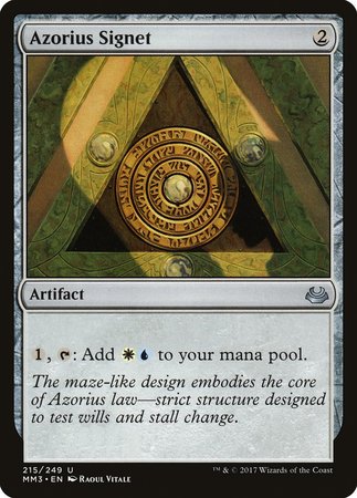 Azorius Signet [Modern Masters 2017] | GnG Games