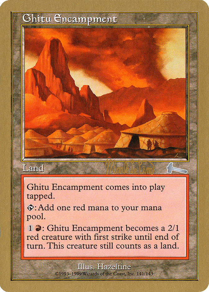 Ghitu Encampment (Mark Le Pine) [World Championship Decks 1999] | GnG Games