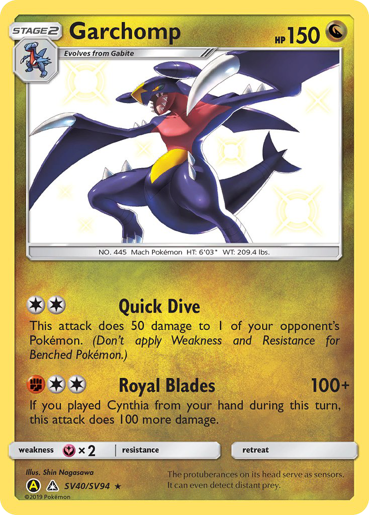 Garchomp (SV40/SV94) [Sun & Moon: Hidden Fates - Shiny Vault] | GnG Games