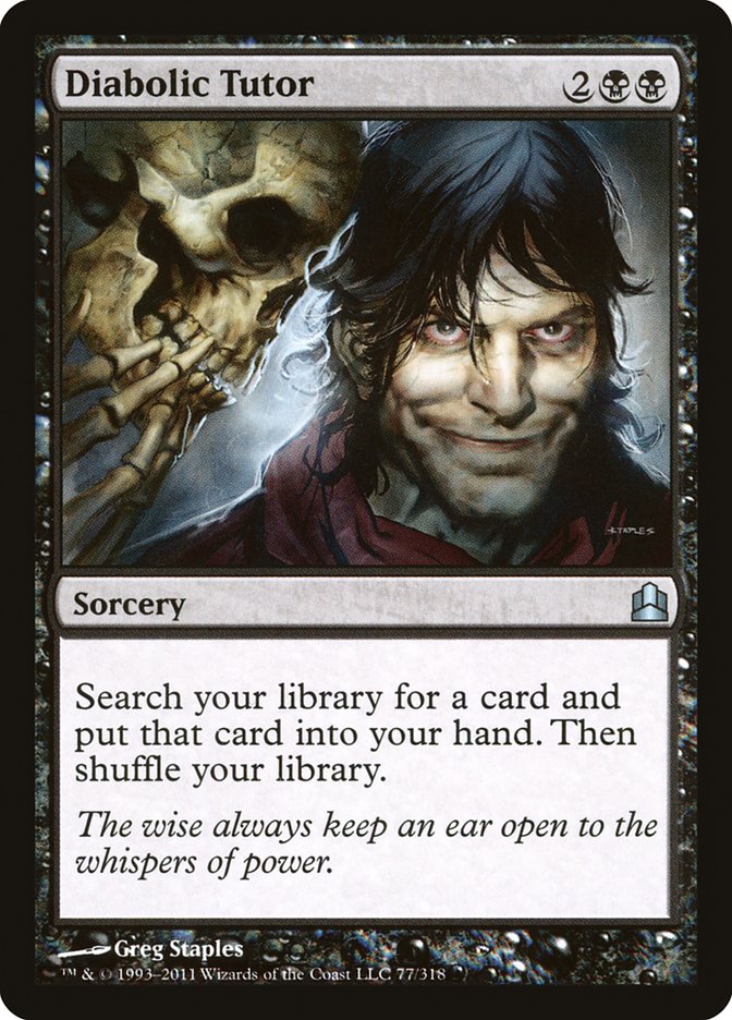 Diabolic Tutor [Commander 2011] | GnG Games