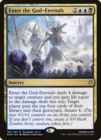 Enter the God-Eternals [War of the Spark Promos] | GnG Games