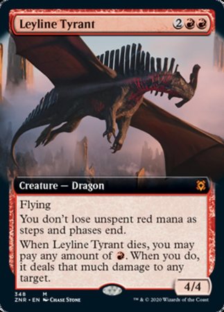 Leyline Tyrant (Extended Art) [Zendikar Rising] | GnG Games