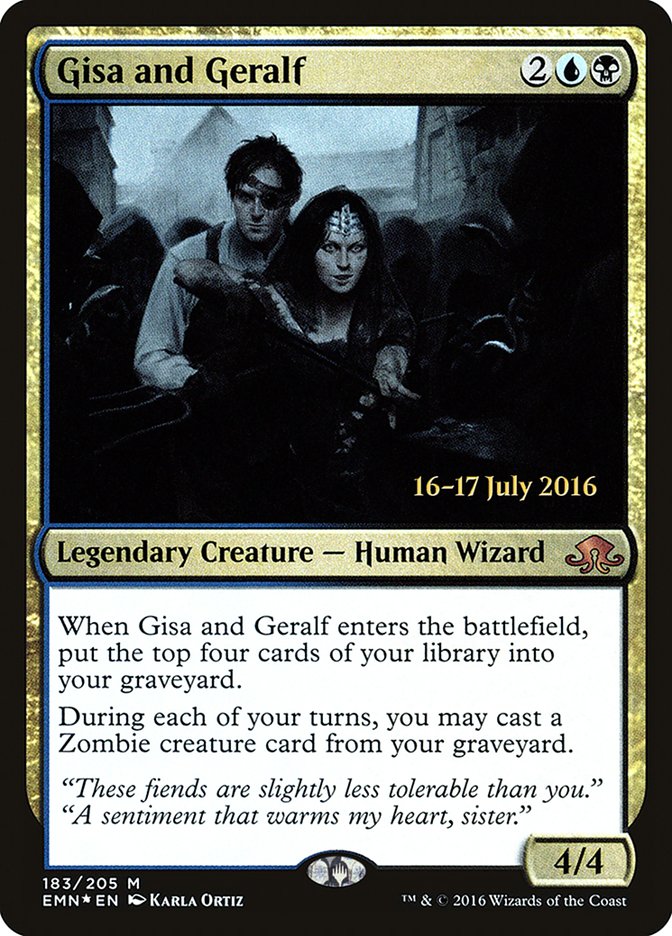 Gisa and Geralf  [Eldritch Moon Prerelease Promos] | GnG Games