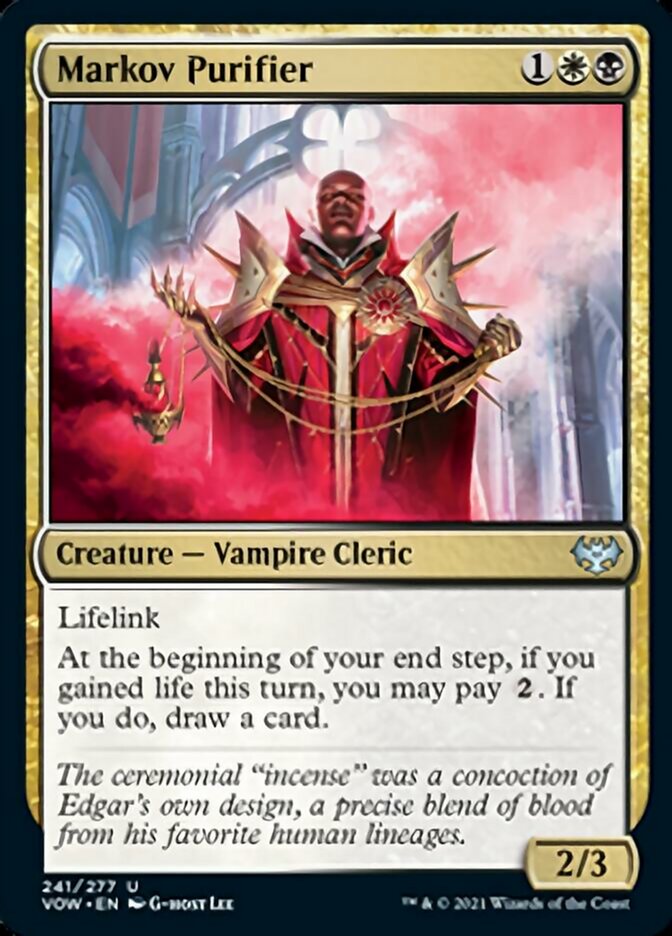 Markov Purifier [Innistrad: Crimson Vow] | GnG Games