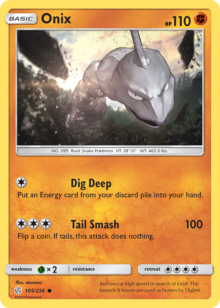 Onix (105/236) [Sun & Moon: Cosmic Eclipse] | GnG Games