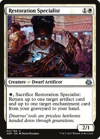 Restoration Specialist [Aether Revolt] | GnG Games