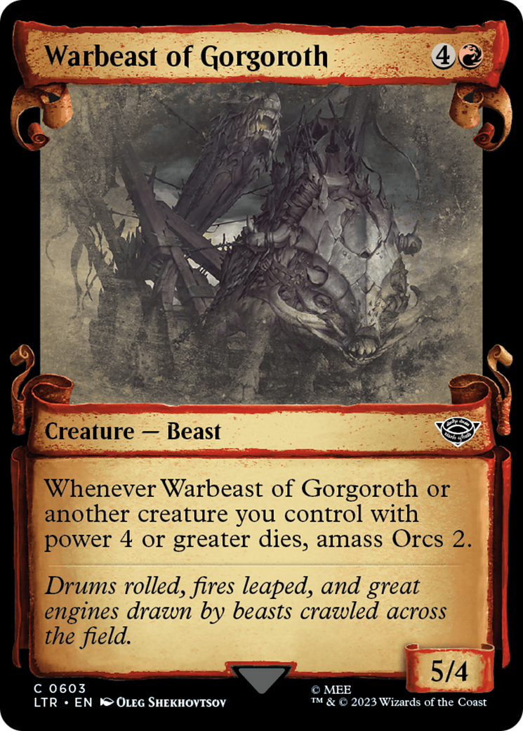 Warbeast of Gorgoroth [The Lord of the Rings: Tales of Middle-Earth Showcase Scrolls] | GnG Games