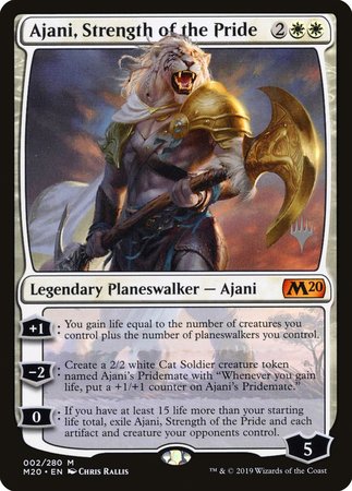 Ajani, Strength of the Pride [Core Set 2020 Promos] | GnG Games