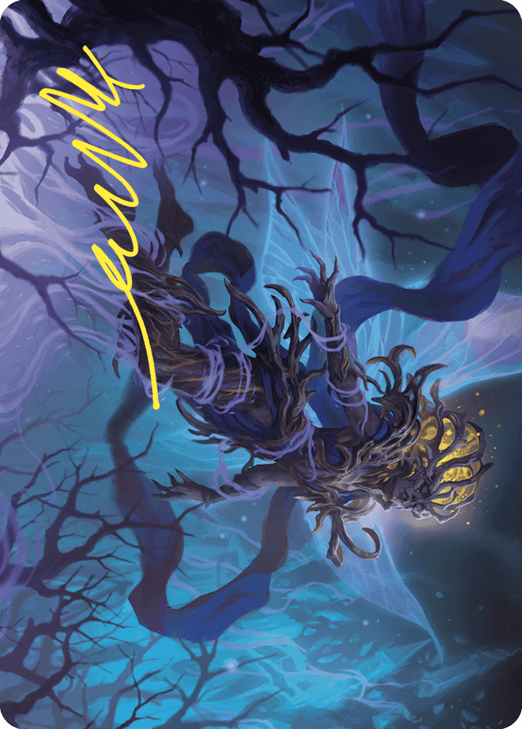 Sleep-Cursed Faerie Art Card (Gold-Stamped Signature) [Wilds of Eldraine Art Series] | GnG Games