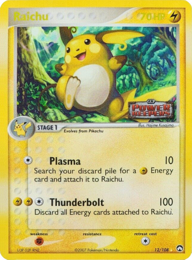 Raichu (12/108) (Stamped) [EX: Power Keepers] | GnG Games