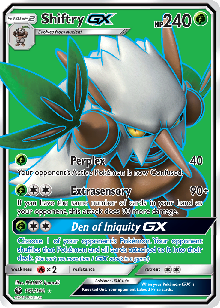 Shiftry GX (152/168) [Sun & Moon: Celestial Storm] | GnG Games