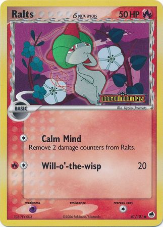 Ralts (61/101) (Delta Species) (Stamped) [EX: Dragon Frontiers] | GnG Games
