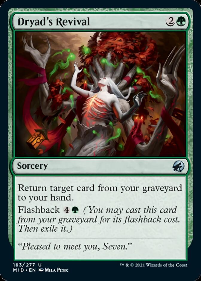 Dryad's Revival [Innistrad: Midnight Hunt] | GnG Games