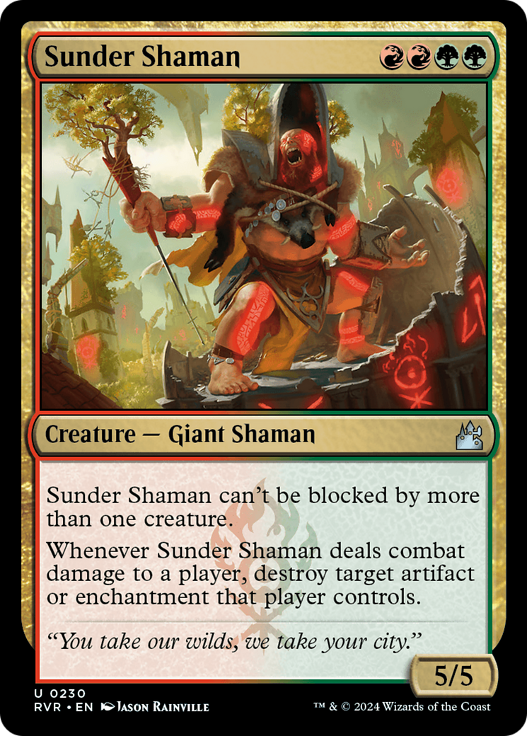 Sunder Shaman [Ravnica Remastered] | GnG Games