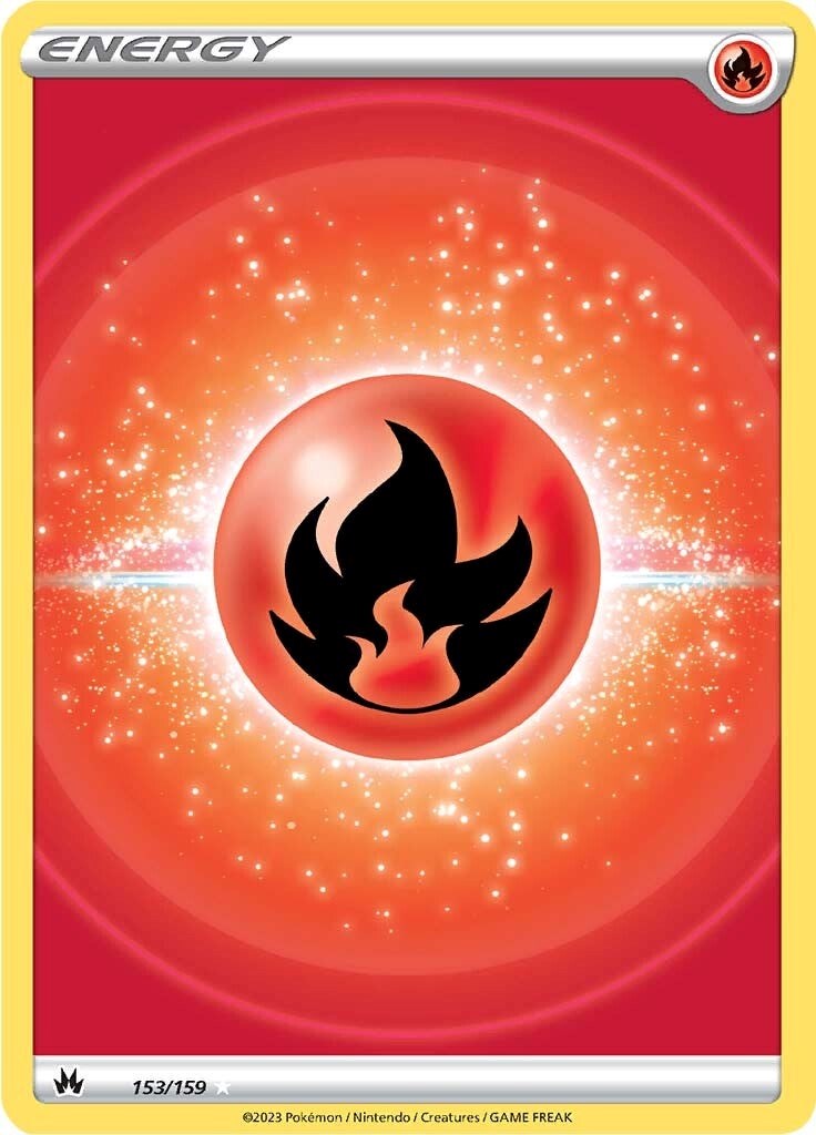 Fire Energy (153/159) (Texture Full Art) [Sword & Shield: Crown Zenith] | GnG Games