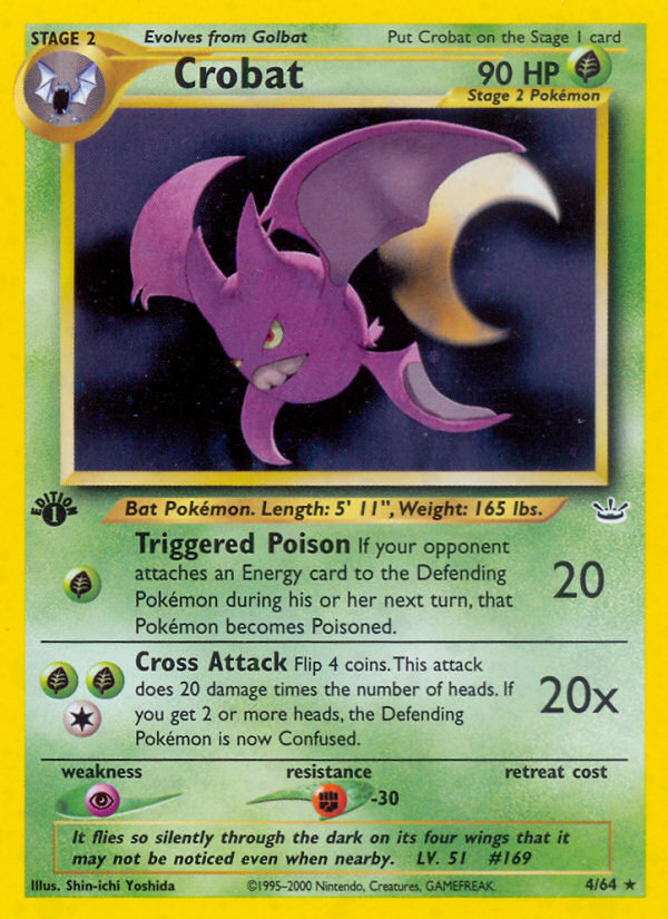 Crobat (4/64) [Neo Revelation 1st Edition] | GnG Games