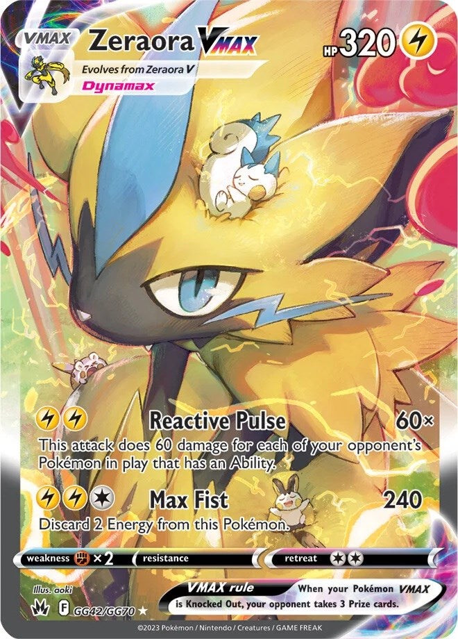 Zeraora VMAX (GG42/GG70) [Sword & Shield: Crown Zenith] | GnG Games