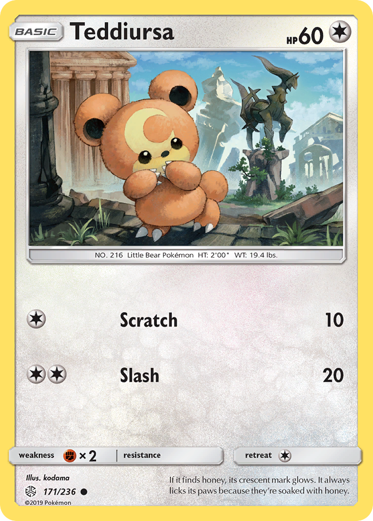 Teddiursa (171/236) [Sun & Moon: Cosmic Eclipse] | GnG Games